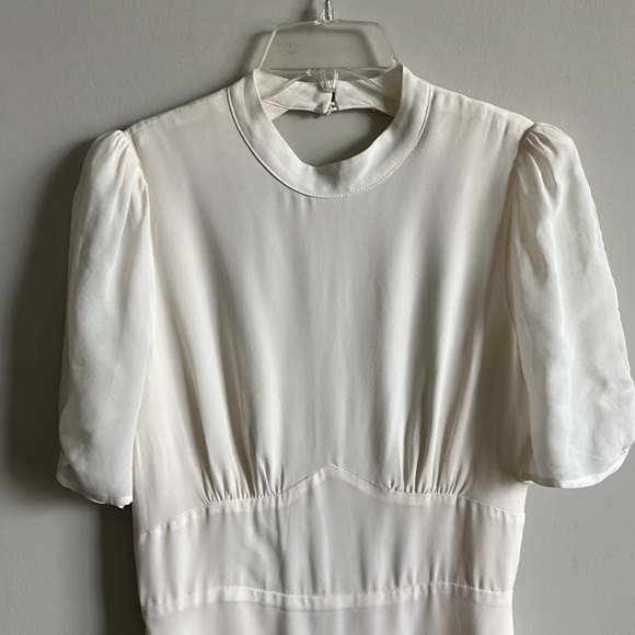 NWT Reformation Dusk Dress Ivory - Picture 12 of 16